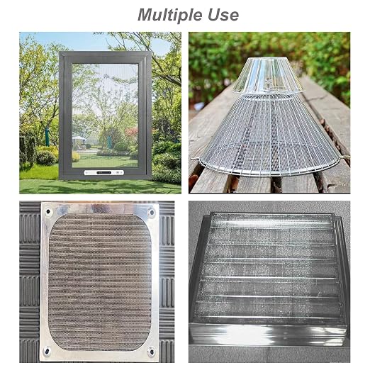 304 Stainless Steel Mesh 40Mesh, 15.7"x47.2" Metal Mesh Screen, Woven Fine Wire