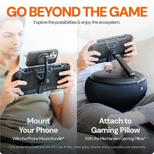 Mechanism Console Grip for MSI Claw 8 AI+ Handheld Game Console | Easy to Use Accessories for MSI Claw | Build Your Bundle Accessories