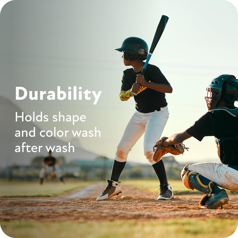 Sof Sole Baseball/Softball Over-the-Calf Team Athletic Performance Socks (2 Pair), Small, Gold