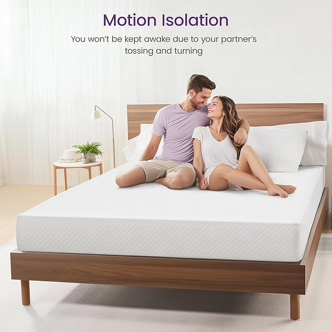 GAESTE 10 Inch King Cooling Gel Memory Foam Medium Firm Mattress Breathable Pressure Relief CertiPUR-US Certified Foam, Mattress-in-a-Box for Kids and Adults No Fiberglass (King, 10 in)