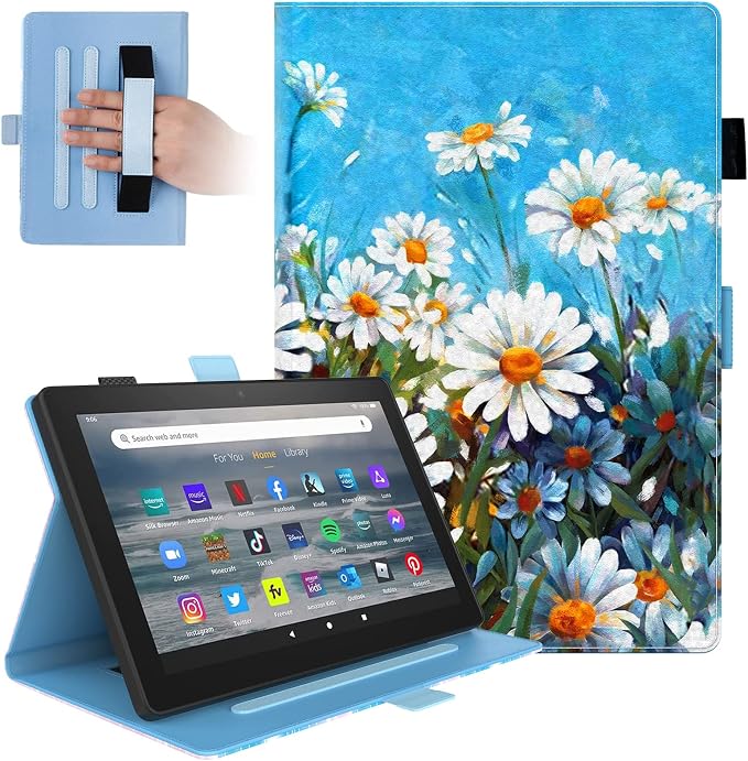 Dteck Clear Back Cover Case for Amazon Kindle Fire 7 Tablet 12th Generation (2022 Release)Ultra Lightweight Slim Shell Durable Silicone Protective Case for Kindle Fire 7 inch Tablet 12th Generation