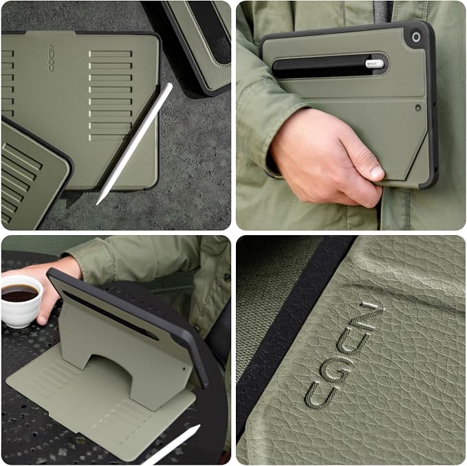ZUGU CASE for iPad 7th/8th/9th Generation 10.2 Inch 2019/20/21 [Arctic Gray]