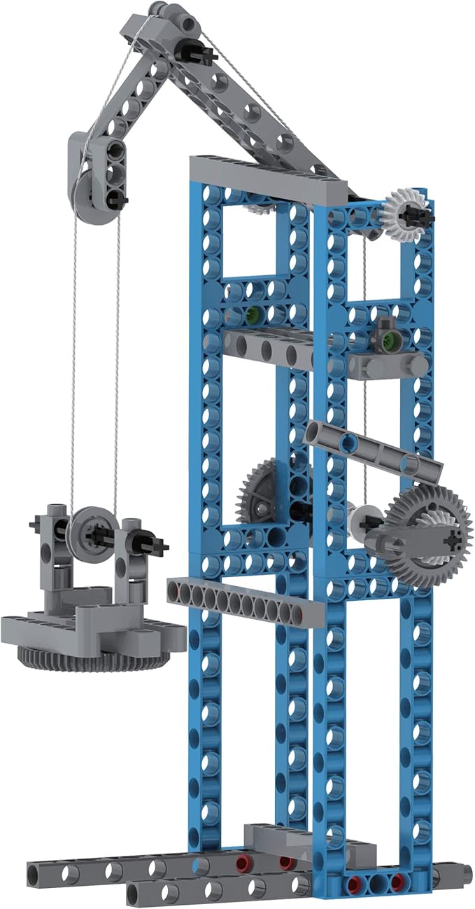 Thames & Kosmos Simple Machines Science Experiment & Model Building Kit, Introduction to Mechanical Physics, Build 26 Models to Investigate The 6 Classic Simple Machines