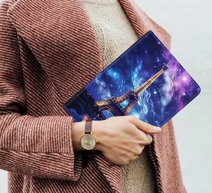 Case for Samsung Galaxy Tab S10 Plus 2024/ S9 Plus/ S9 FE Plus 5G 12.4 Inch 2023 Slim PU Leather Stand Folio Cover with Auto Wake Sleep Abstract Paint Dogs