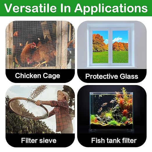 Copper Mesh Screen, 11.8" x 118", 40 Mesh, 99.9% Pure Copper, Woven Wire