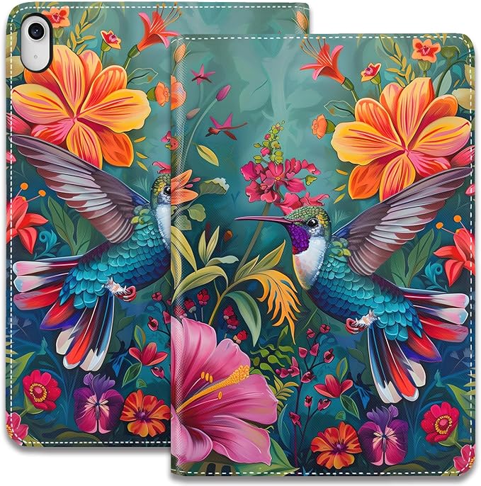 Case for iPad (A16) 11th Generation 11 Inch 2025 / iPad 10th Generation 10.9 Inch 2022 Ultra-Thin Multi-Angle Protective Cover with Auto Sleep/Wake A Dark Horse