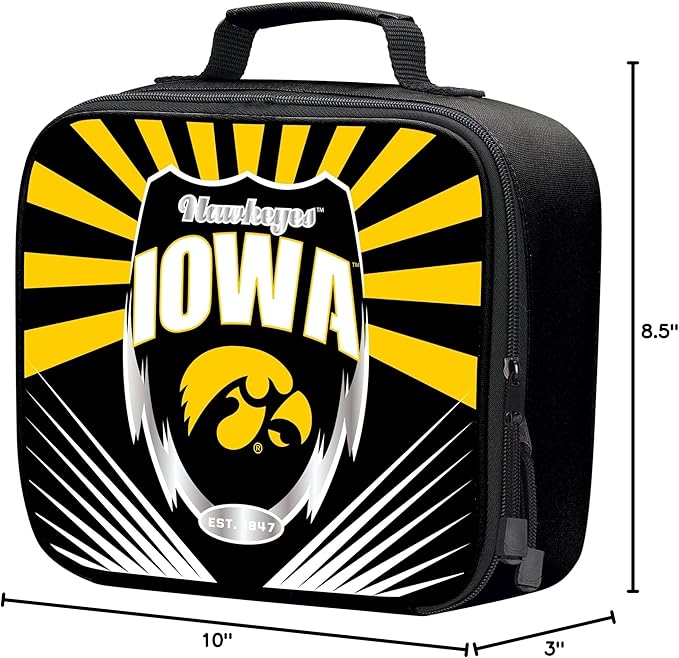 Officially Licensed NCAA Lightning Kids Lunch Kit Bag, Multi Color, 10" x 8.5" x 3"