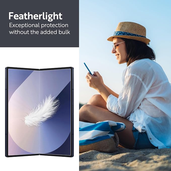 ArmorSuit 2+2 Pack for Samsung Galaxy Z Fold 6 Screen Protector Case Friendly MilitaryShield HD Clear Film - Made in USA