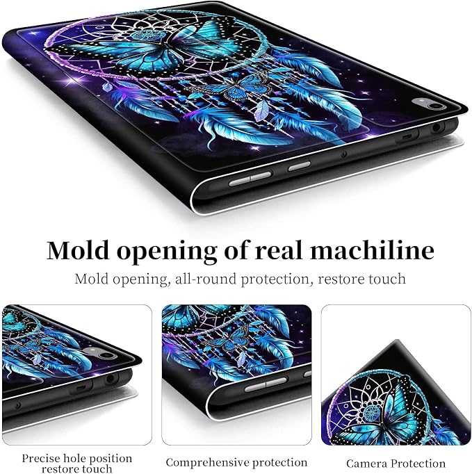 Case for iPad (A16) 11th Generation 11 Inch 2025/ iPad 10th Generation 10.9 Inch 2022 CaseHybrid Slim Multi-Angles Stand Auto Wake/Sleep Cover-Beach Sunset