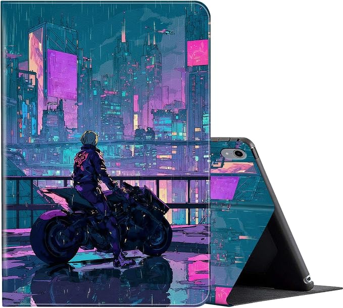 Case for iPad (A16) 11th Generation 11 Inch (2025) for iPad 10th Generation Case 10.9 Inch (2022)Slim Shockproof Shell PU Leather Stand Cover w/Auto Sleep Wake-American Eagle Rebirth of Fire