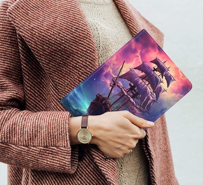Case for Samsung Galaxy Tab S10 Plus 2024/ S9 Plus/ S9 FE Plus 5G 12.4 Inch 2023 Slim PU Leather Stand Folio Cover with Auto Wake Sleep Abstract Paint Dogs