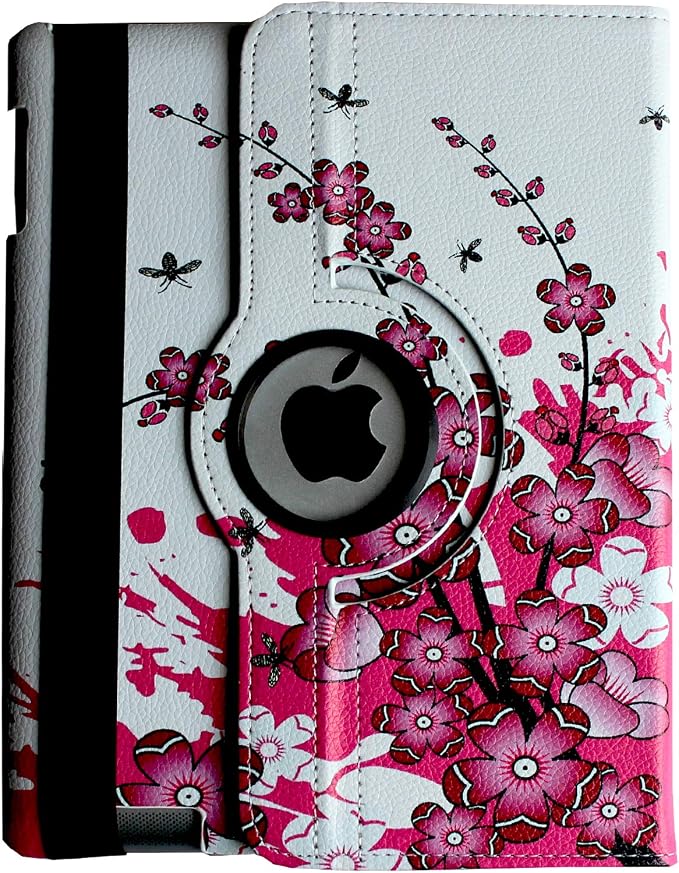 Case for iPad mini 4 Rotating Stand Smart Cover Magnetic Auto Wake Up/Sleep for iPad mini 4 4th A1538 A1550 MK6K2LL/A MK6L2LL/A MK872LL/A MK882LL/A MK9P2LL/A MK9Q2LL/A (Black)