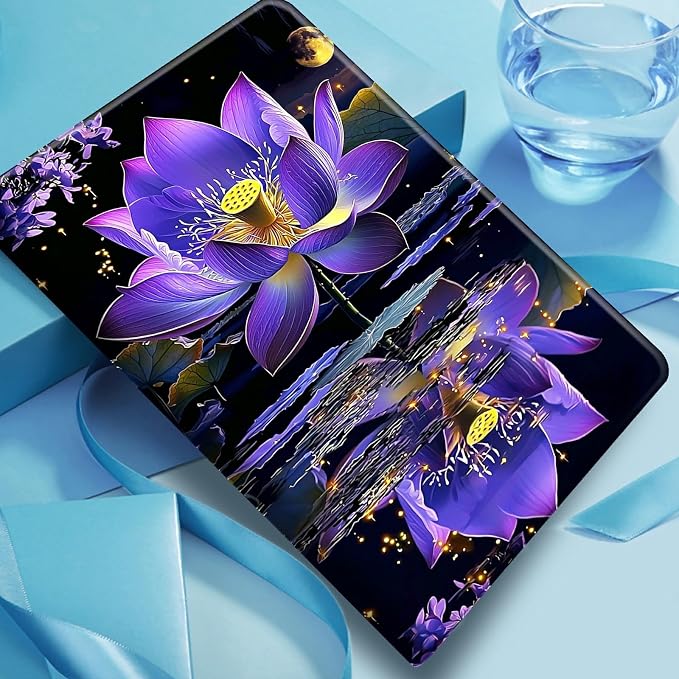 DIGTIALLL Case for Amazon Kindle Fire 7 Inch Tablet (9th/7th/5th Generation 2019/2017/2015 Release) PU Leather Smart Protective Cover with Auto Sleep/WakeBeach Palm Trees