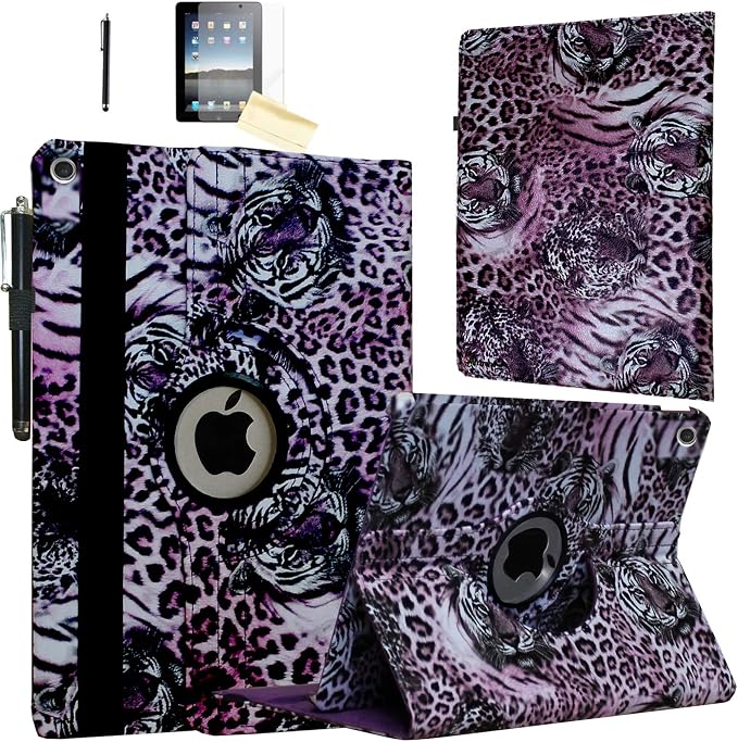 Case for iPad 10.2 inch for iPad 9th 8th 7th Generation Rotating Stand Smart Magnetic Auto Wake Up/Sleep Cover for A2602 A2603 A2604 A2605 MK2L3LL/A MK2P3LL/A MK673LL/A (Black)