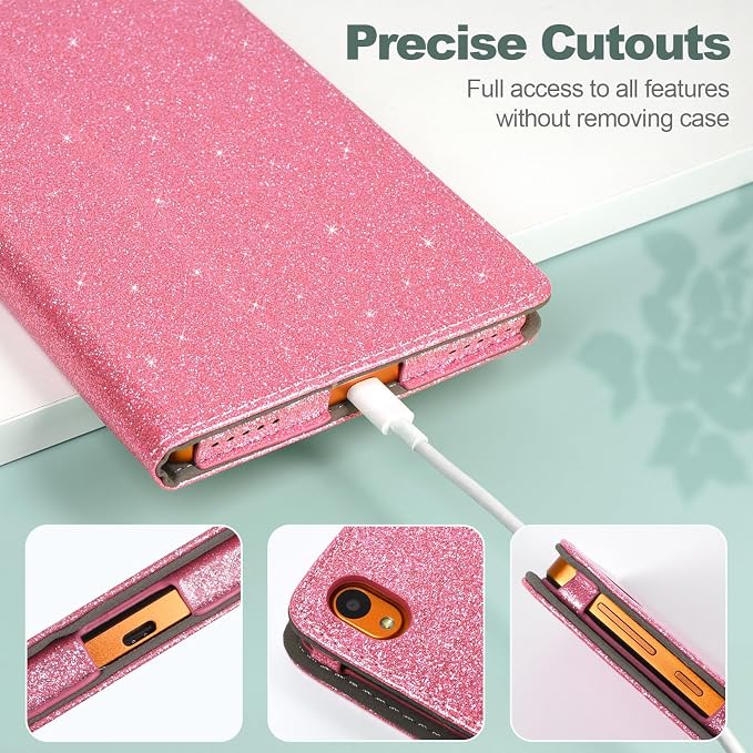 Case for Onn. 7 Inch Tablet Gen 4 Model:100135924 2024 Release - Folio PU Leather Stand Cover with Pencil Holder Black