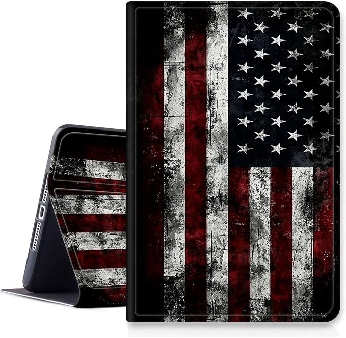 for Amazon Fire Max 11 Tablet Case (13th Generation 2023 Release) 11Slim Multi-Angles Stand Cover Case for Kindle Fire Max 11 13th Gen with Auto Wake/Sleep-Vintage American Flag