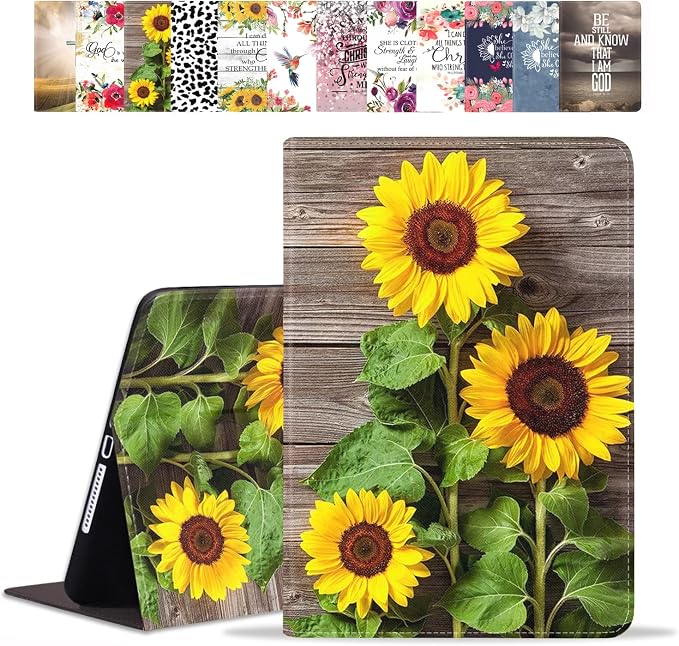 for iPad Mini 6 2021 Case PU Leather Folio Case Smart Cover with Stand &amp Auto Wake Sleep for iPad Mini 6th Generation 8.3 Inch Baseball