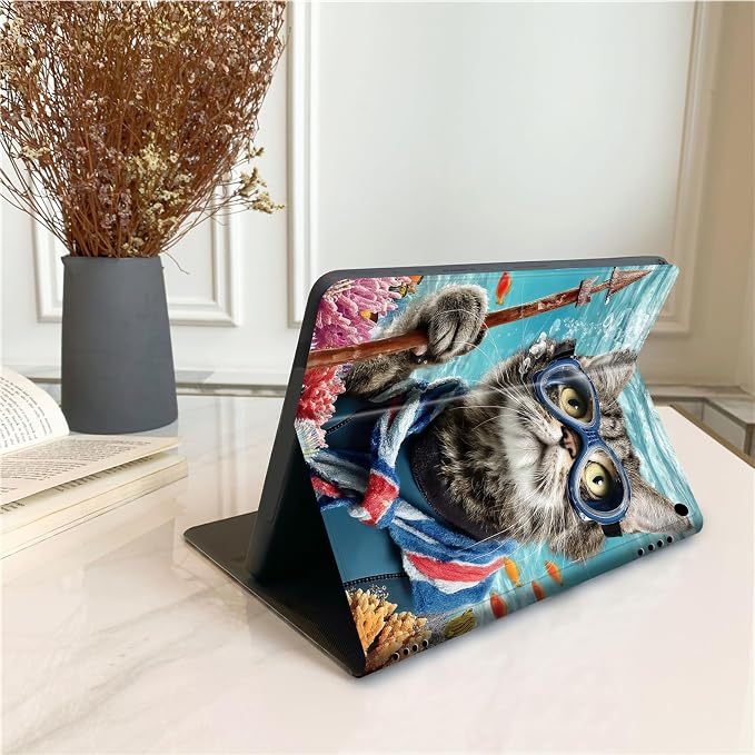 DEGDFSGR for Amazon Fire HD 10 Tablet 10 Plus Tablet Case (13th/11th Generation 2023/2021 Release) with Adjustable StandAuto Sleep/Wake for Kindle Fire 10 Case 10.1 inchAmerican Flag Sunflower Cross