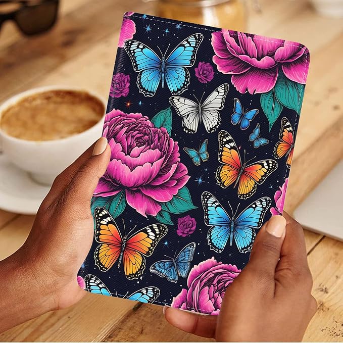 for iPad mini 1 2 3 4 5 Case Stay Positive Work Hard and Make It Happen Inspirational Quote Slim Lightweight PU Leather Stand Cover with Auto Wake/Sleep for iPad mini 5th/4th Gen 7.9 Inch