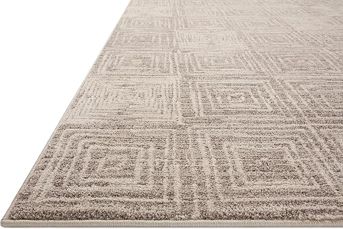 Loloi Darby Collection DAR-05 Beige/Grey 2'-7" x 10'-0" Runner Rug