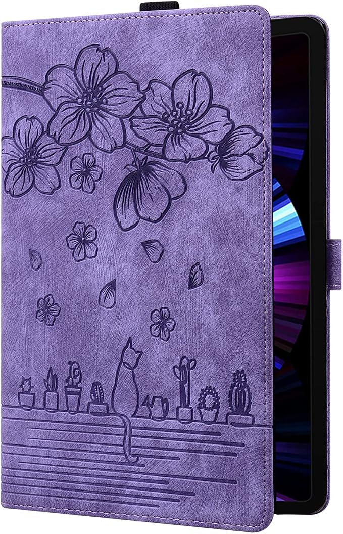 Case for Honor MagicPad 3 Pro 12.3 12.3 2026Multi-Angle Viewing PU Leather Folio Stand Cover with Pencil HolderShockproof Protective Case for Honor MagicPad 3 Pro 12.3 2026Rose Red