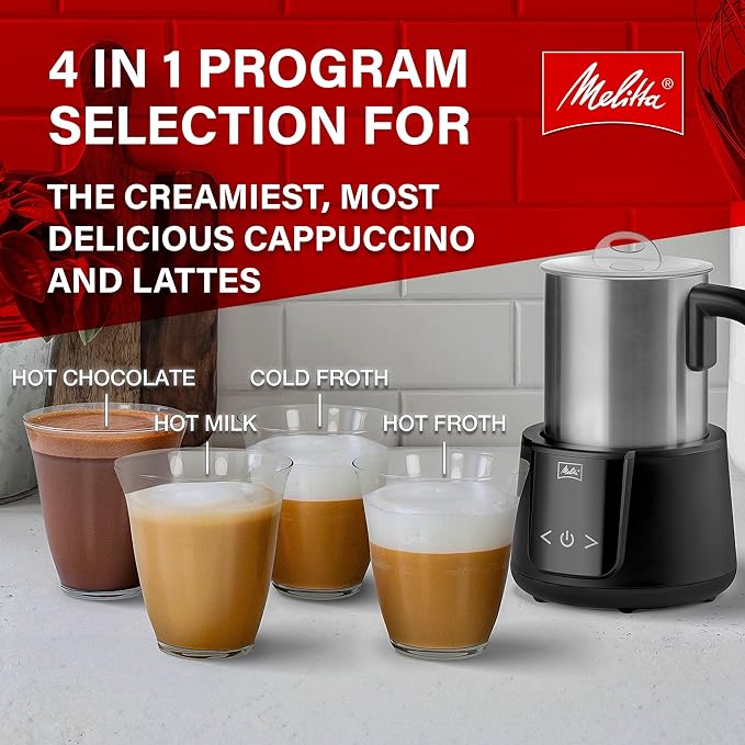 Melitta Montalatte Milk Frother with Chocolate Blending Disk