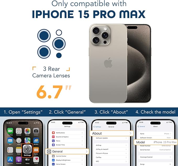 Magnetic for iPhone 15 Pro Max Case, Compatible with MagSafe, Built-in Privacy Screen Protector and Camera Protection, Anti Spy Full Body Dustproof Shockproof Hard Phone Case 6.7", Brown