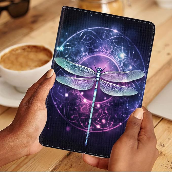 Case for Samsung Galaxy Tab A 8.0 2019 (SM-T290/T295/T297) Slim Lightweight PU Leather Stand Cover with Auto Wake/Sleep for Galaxy Tab A 8.0 Inch Abstract Watercolor Art Dogs