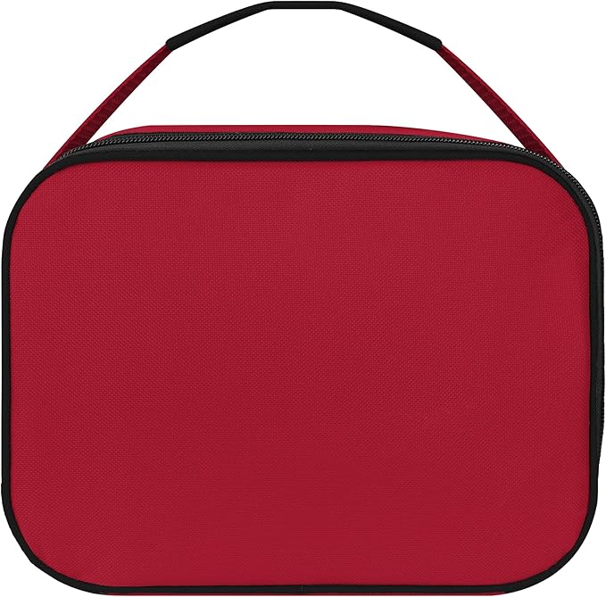 FOCO NFL Unisex-Adult Officially Licensed Wordmark Team Color Big Logo Football Zip Closure 7L Lunch Bag - San Francisco 49ers