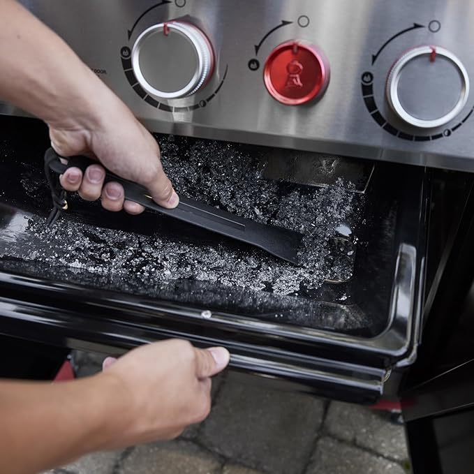 Weber Genesis E-325 Liquid Propane Gas Grill for Outdoor Cooking, 3 Burners, Black