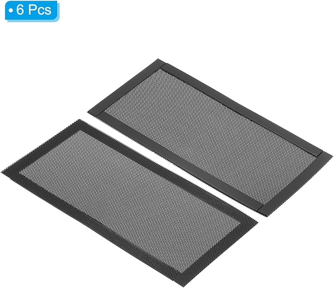 PATIKIL 4"x8" Magnetic Vent Cover, 6 Pack Floor Wall Air Registers Cover Strong