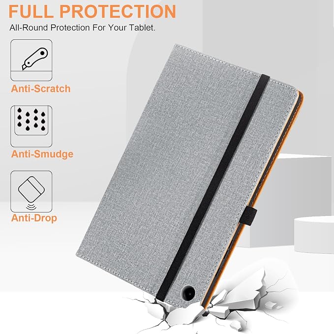 for Samsung Galaxy Tab A9 Plus Case Multiangle Stand for Samsung Tab A9 Plus Tablet Case 11 Inch SM-X210/SM-X216/SM-X218Black