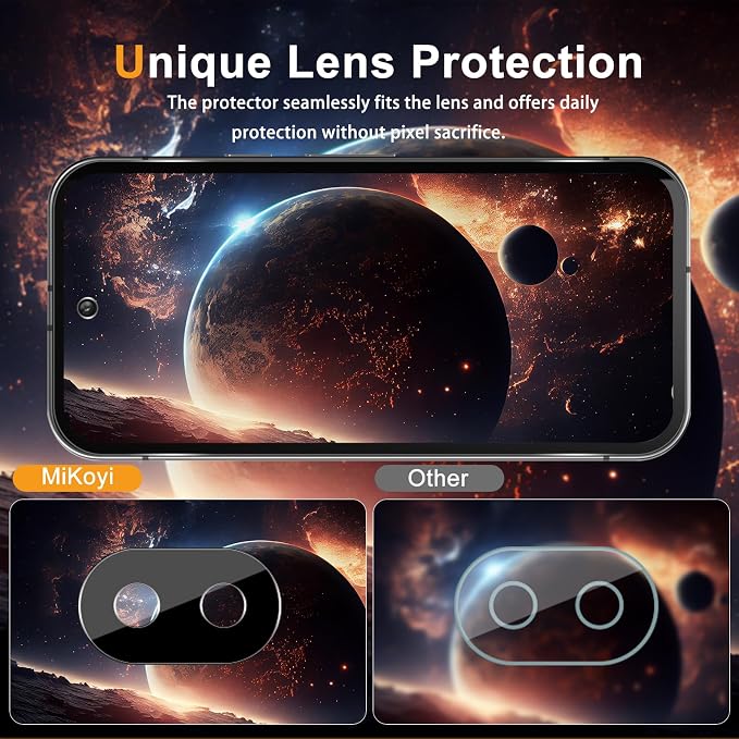 Privacy Screen Protector for Google Pixel 10 Lens Protector | [2+2] 9H Hardness Tempered Glass Protective Film + Camera Lens Protector [Full Coverage] [Anti-Spy] [Scratch-Resistant]