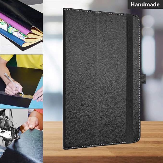 LiuShan Compatible with Onn 10.4 Tablet Pro Case 2023PU Leather Slim Folding Stand Cover for Onn 10.4 inch Tablet Pro Tablet (2023 Model No.100110603)Black