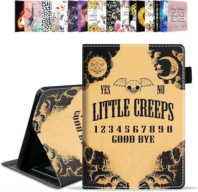 Case for Amazon Kindle Fire HD 10 &amp 10 Plus Tablet 10.1 (13th/11th Generation 2023/2021 Release) - PU Leather Folio Case with Smart Auto Wake/Sleep American Flag Camo