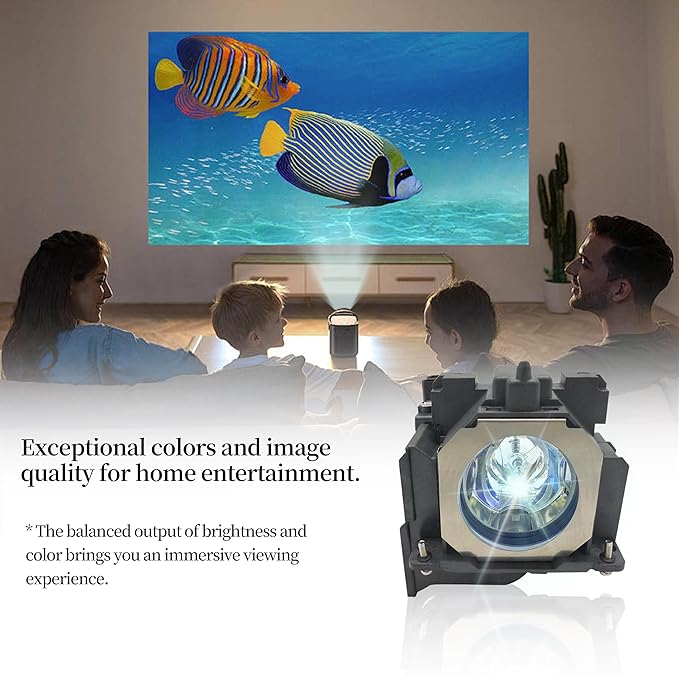 SORNEICDR ET-LAE300 Replacement Projector Lamp Bulb Compatible with Panasonic PT-EW300,PT-EW540,PT-EW640,PT-EW730,PT-EX510,PT-EX610,PT-EX800,PT-EZ580,PT-EZ770, with Housing