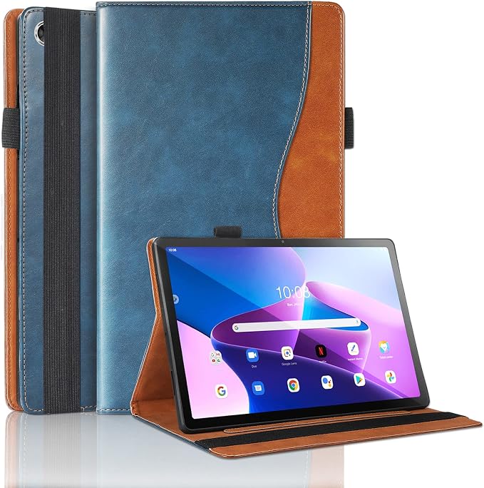 Case for Lenovo Tab M10 Plus (2020 2nd Gen) TB-X606F / TB-X606X 10.3 Multi-Angle Cover Built in Pocket PU Leather Stand Case with Multi-Angle Stand Card Holder for Lenovo M10 Plus 10.3 inch