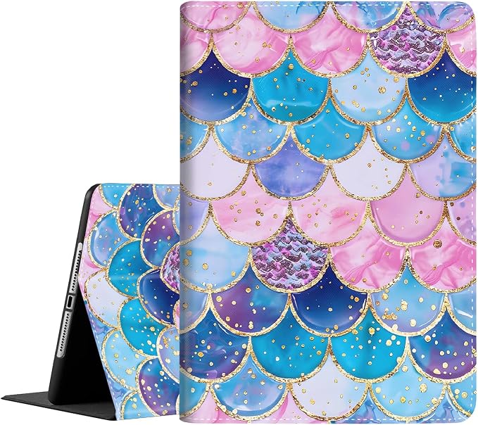 Case for New iPad (A16) 11th Generation 11 Inch 2025for iPad 10th Generation 2022 10.9 Inch Multi-Angle Stand Smart Cover Shockproof with Auto Wake/Sleep ，Starry Sky