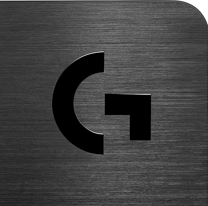 Logitech G512 Lightsync RGB Mechanical Gaming Keyboard, Carbon English Layout GX Blue Switch, Brushed Aluminum Case, USB Pass Through, 920-008936 (Renewed)