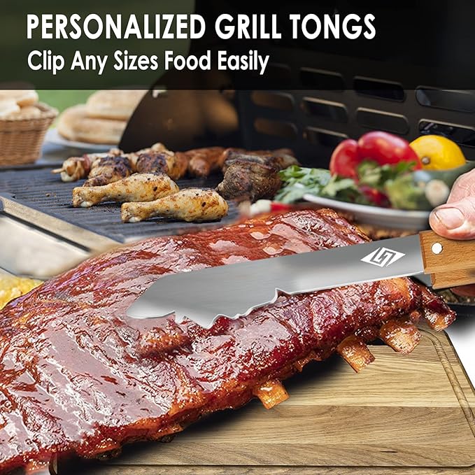STEVEN-BULL S BBQ Tools Grill Set, Extra Long BBQ Accessories,Grill Accessories for Outdoor Grill,Best BBQ Grilling Gifts for Men Unique