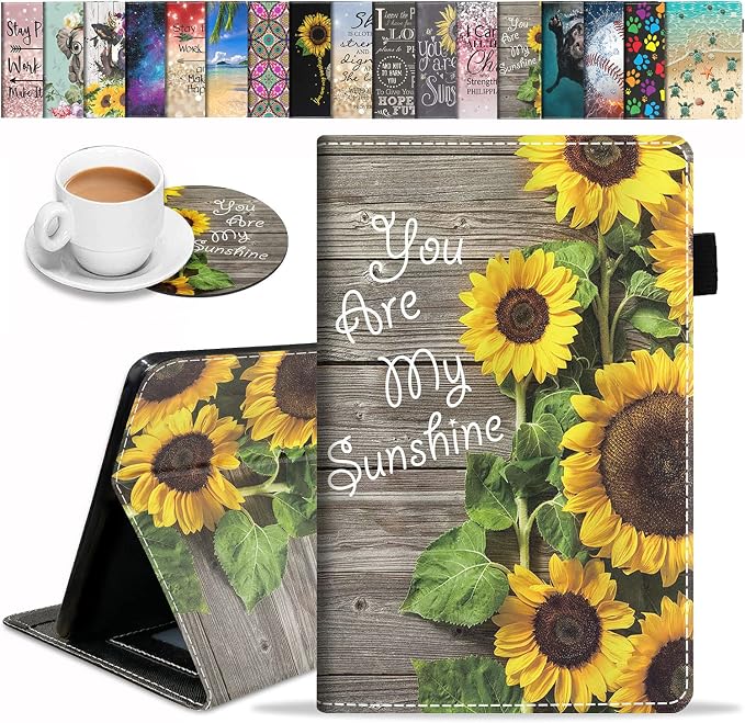 Case for Amazon Fire HD 10 Tablet (9th/7th Gen 2019/2017 Release) Premium PU Leather Cover with Auto Sleep Wake Feature Folio Case for Fire 10.1 Tablet Bible Verse Jeremiah 29:11