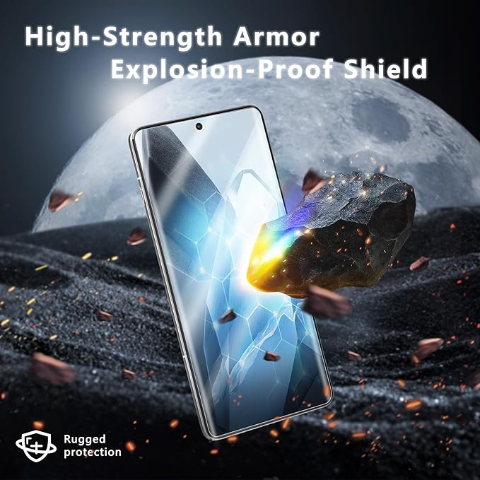 6 Pack for Samsung Galaxy Z Fold 4 Screen Protector | Camera Lens Protector with Installation FrameSupport Fingerprint Unlock Touch Sensitive Anti-Scratch Case Friendly
