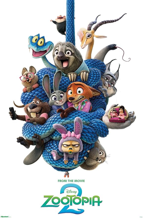 Disney Zootopia 2 (2025) - Group One Sheet Wall Poster, 34L" x 22.4W", Unframed Version