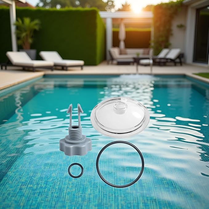 SF80110-1 Leaf Trap Cover Lid, Pool Leaf Trap Cover Lid, O-Ring & Valve