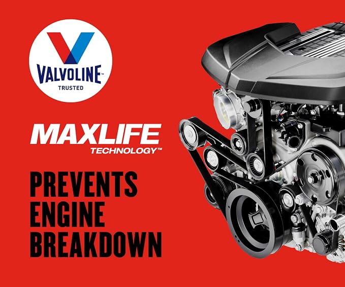 Valvoline High Mileage with MaxLife Technology SAE 5W-30 Synthetic Blend Motor
