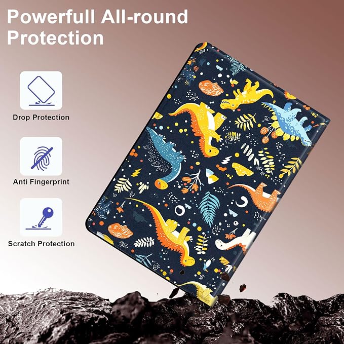 Case for Samsung Galaxy Tab A11 Plus 2026 &amp Galaxy Tab A9+ 11 Slim Smart Stand Cover with Auto Wake/Sleep Shockproof Protective Shell for Work &amp School Astronaut
