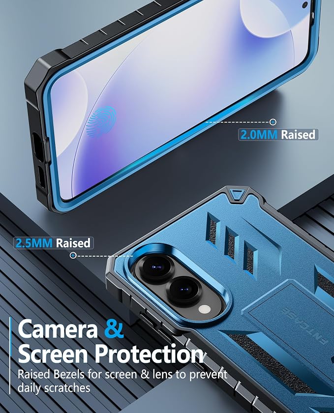 FNTCASE for 11 Pro XL Case Rugged Kickstand 2 Front Frames Black | Built-in Screen Protector 20FT Military-Grade Drop Protection Rugged Heavy Duty Shockproof Full Body Protective Cover