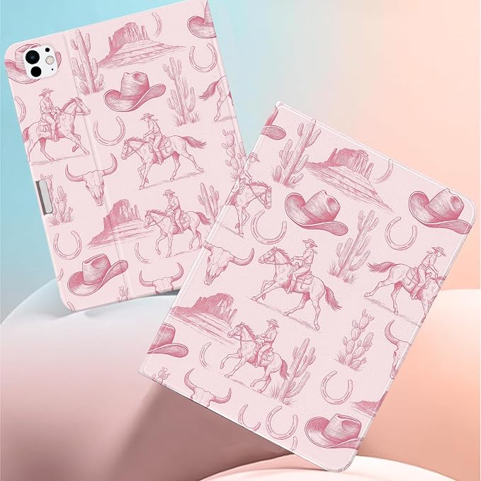 Stylish Case for iPad 9th/8th/7th Generation 10.2 2021/2020/2019Art Pink Starry Sky Textured Folio Case with Pencil Holder Multi-Angle View Adjustable Stand Auto Wake/Sleep Cover for Women