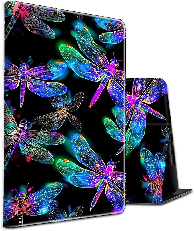 for 10.1 Amazon Fire HD 10 Tablet (13th Generation 2023 Release)PU Leather Multi-Angle Anti Slide Stand Cases with Auto Wake/SleepAnimals Dog Paws Galaxy