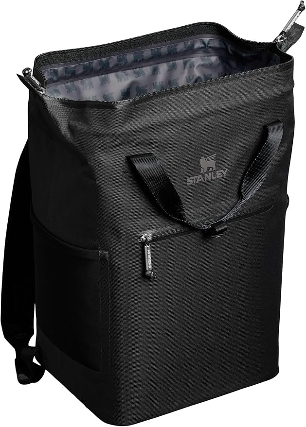 Stanley All Day Madeleine Backpack Soft Cooler 20 Can Cooler with Handle and Shoulder Straps Insulated Travel Bag with Zipper BPA-Free